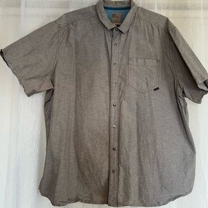 5.11 Tactical snap front grey Short sleeve men’s shirt 2XL